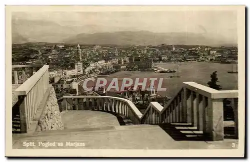Cartes postales Split Pogled sa Marjana Croatie Croatia