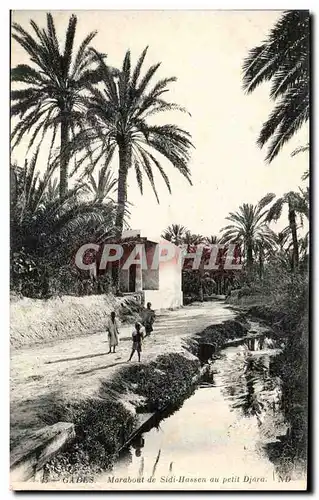 Cartes postales Tunisie Gabes Marbout de Sidi Hassen au petit Djara