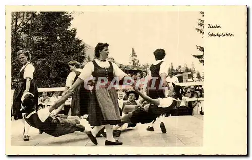 Moderne Karte Berwang in Tirol 1336m Folklore Costume