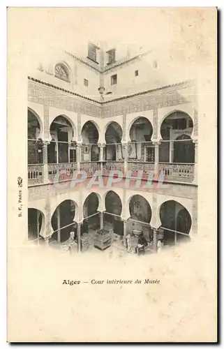 Cartes postales Algerie Alger Cour interieure du Musee