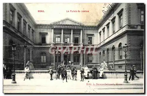 Cartes postales Mons Le Palais de Justlce