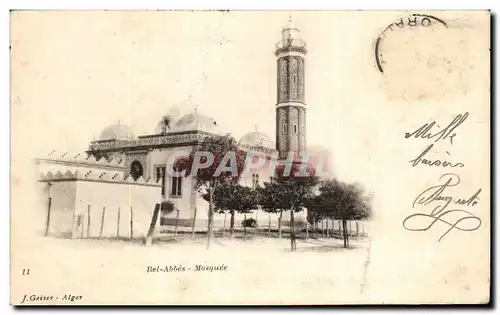 Cartes postales Algerie Bel Abbes Mosquee