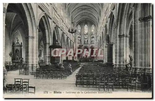 Cartes postales Blois Interieur de la cathedrale Saint Louis