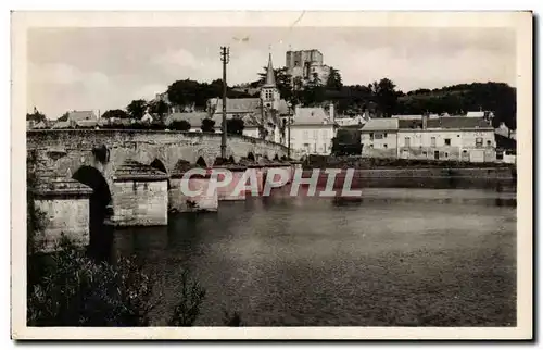 Cartes postales Montrichard Le pont l eglise et le chateau feodal