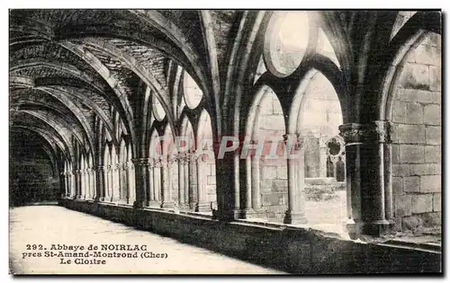 Ansichtskarte AK Abbaye de Noirlac Pres St Amand Montrond Le Cloitre