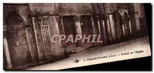 Cartes postales Chezal Benoit Portail de l Eglise