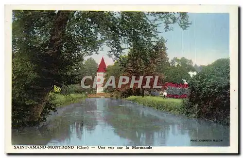 Cartes postales Saint Amand Montrond Une vue sur la Marmande