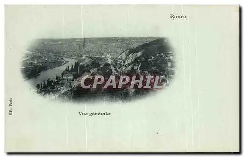 Cartes postales Rouen Vue generale