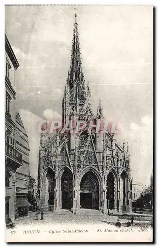 Ansichtskarte AK Rouen Eglise Saint Maclou St Maclou church