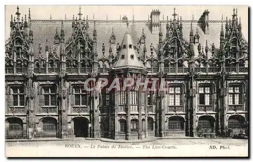 Cartes postales Rouen Le Palais de Justice The Law Courls