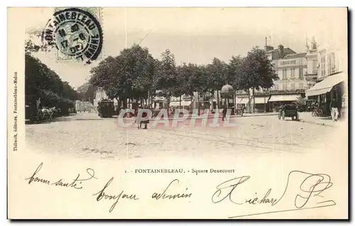 Cartes postales Fontainebleau Square Denecourt