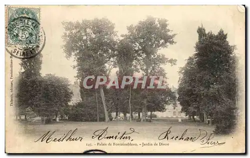 Ansichtskarte AK Palais de Fontainebleau Jardin de Diane