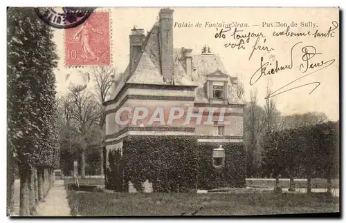 Ansichtskarte AK Palais Fontainebleau Pavillon de sully