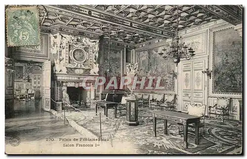 Cartes postales Palais de Fontainebleau Salon Francois 1er