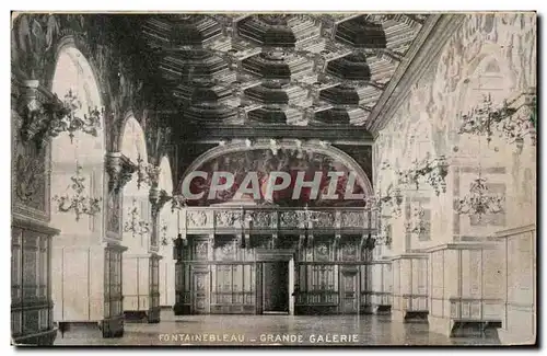 Cartes postales Fontainebleau Grande Galerie