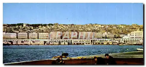 Ansichtskarte AK Alger Front de Mer vu de le Jetee THe water front the Pier