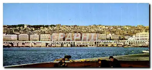Cartes postales Alger Front de Mer vu de le Jetee THe water front the Pier