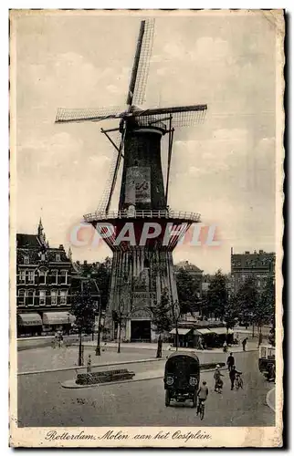 Cartes postales Rotterdam Molen aan het Oostplein Moulin Windmill