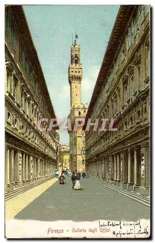 Cartes postales Firenze Galleria degli Uffizi