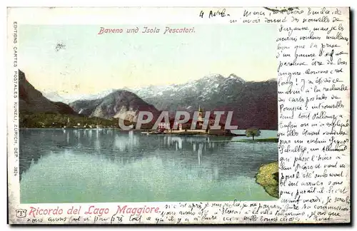 Cartes postales Baveno und Isola Pescatori