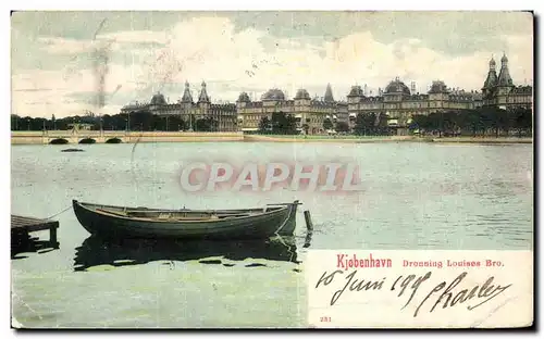 Cartes postales Kjobenhavn Dronning Louises Bro Danemark Copenhagen