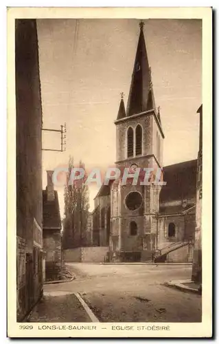 Cartes postales Lons le Saulnier Eglise ST Desire