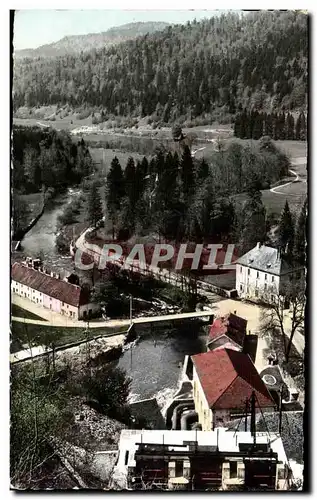 Ansichtskarte AK Jura Pittoresque Bourg de Sirod Pont sur l Ain apres la Cascade