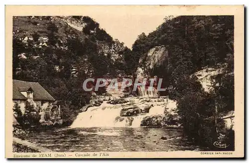 Cartes postales Environs de Syam Cascade Cascade de l Ain