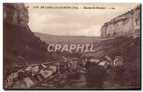 Cartes postales Env de Lons le Saunier Beaume les Messieurs