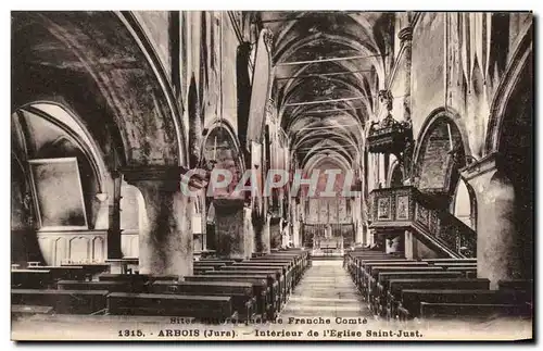 Ansichtskarte AK Arbois Interieur de l Eglise Saint Just