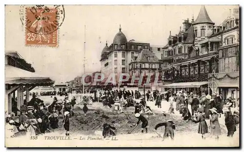 Cartes postales Trouville Les Planches Enfants