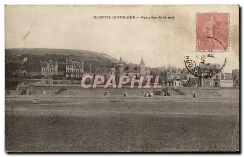 Cartes postales Blonville sur Mer Vue prise de la mer