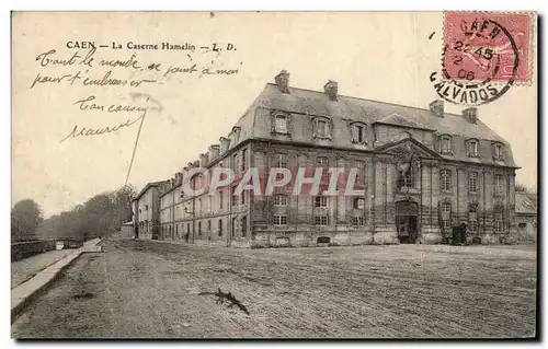 Cartes postales Caen La Caserne Hamelin militaria