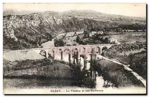 Ansichtskarte AK Clecy Le Viaduc et ses Environs