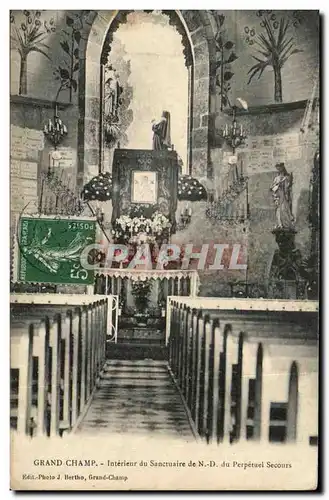 Cartes postales Grand Champ Interieur du Sanctuaire de N D du Perpetuel Secours