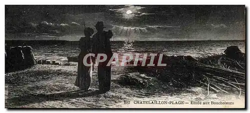 Cartes postales Chatelaillon Plage Etude aux Boucholeurs