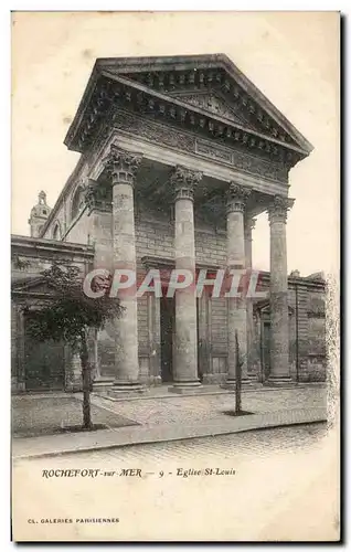 Ansichtskarte AK La Douce France La Rochelle Eglise St louis