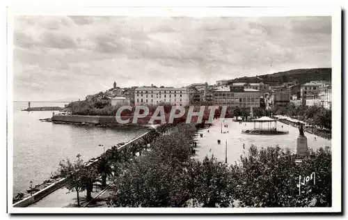 Cartes postales Bastia (Corse) Place St Nicolas et la citadeile