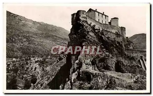 Ansichtskarte AK Corte (Corse) La citadelle