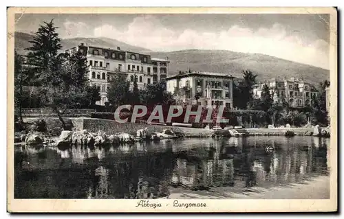 Cartes postales Abbazia Lungomare Croatie Croatia
