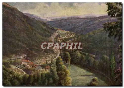 Cartes postales Birkenauer Cal (Odenwald) im Hintergrund Tuchs sche Muhle bei Weinheim Bergstrabe