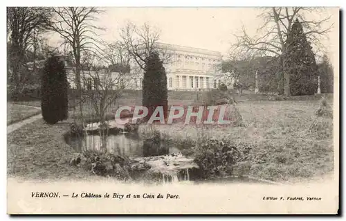 Ansichtskarte AK Vernon Le Chateau de Bizy et un Coin du Parc