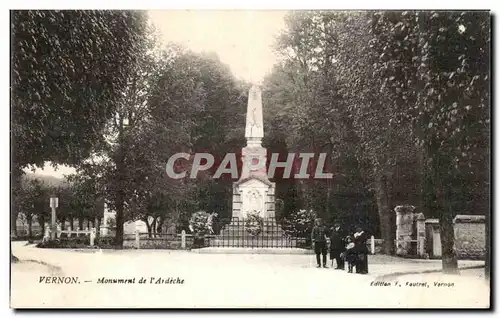 Cartes postales Vernon Monument de l ardeche