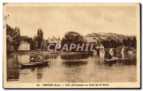 Cartes postales Vernon Coin pittoresque au bord dela Seine