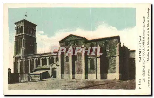 Cartes postales Valence Cathedrale Saint Apollinaire