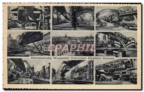 Cartes postales Schwebebahn Wuppertal Vohwinkel Elberfeld Barmen