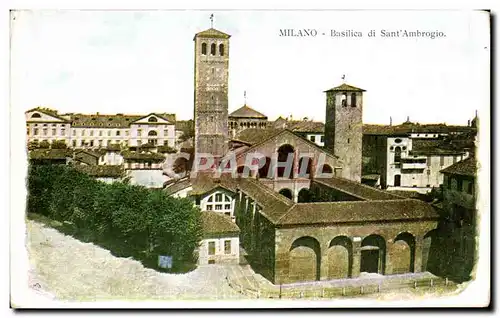 Ansichtskarte AK Milano Basilica di Sant Ambrogio