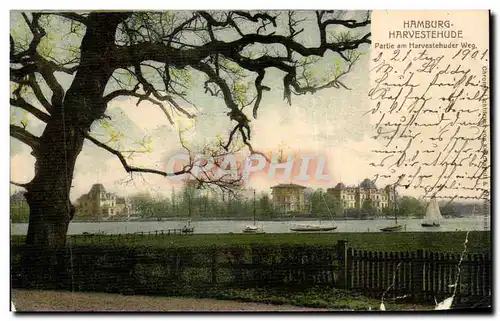 Cartes postales Hamburg Harvestehude Partie am Harvestehuder Weg