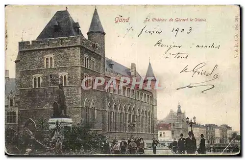Cartes postales Gand Le Chateau de Gerard le Diable