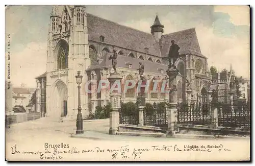 Cartes postales Bruxelles L eglise du Sablon